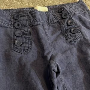 Linen wide-leg pants